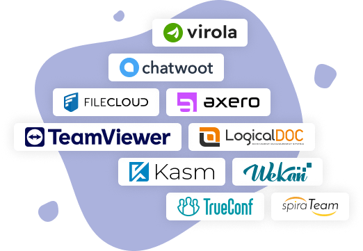 On-premise apps' logos