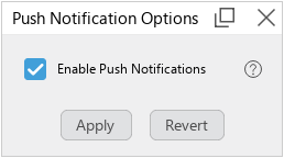 Push notifications